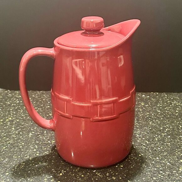 Longaberger Large Coffee Pot | Paprika - Picture 2 of 4